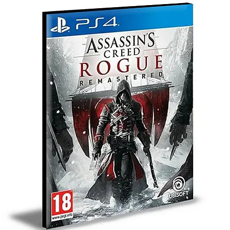 Assassin's Creed Rogue Remastered Ps4 e Ps5 PSN MÍDIA DIGITAL