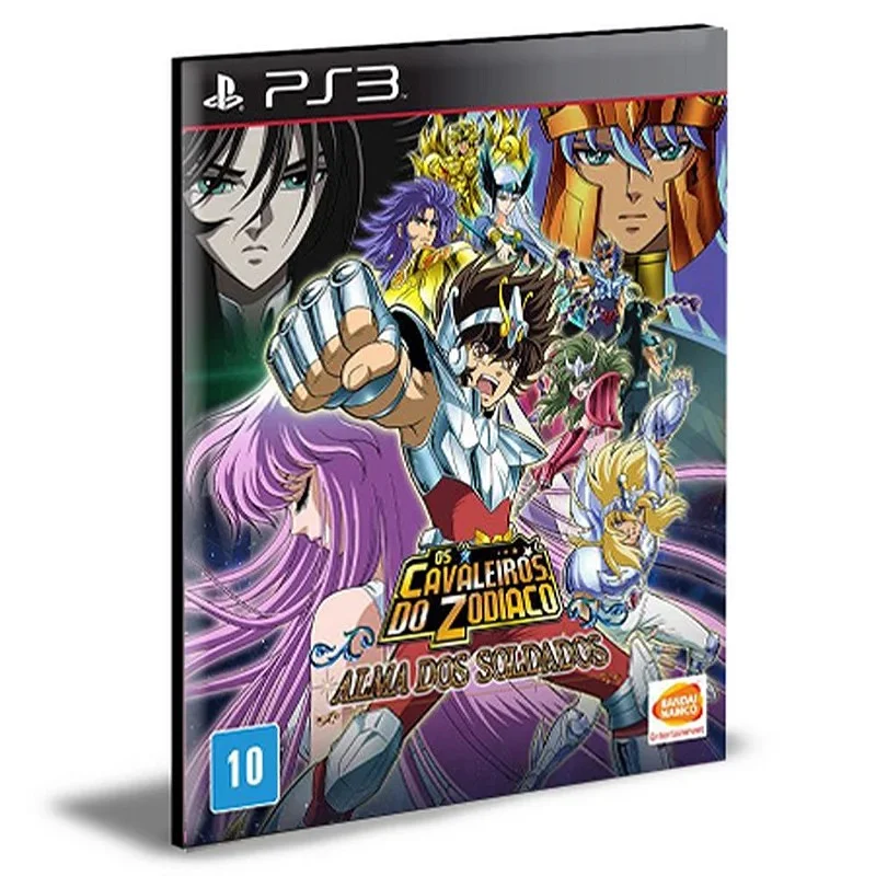 Cavaleiros dos zodíacos Almas dos Soldados PS3 MÍDIA DIGITAL