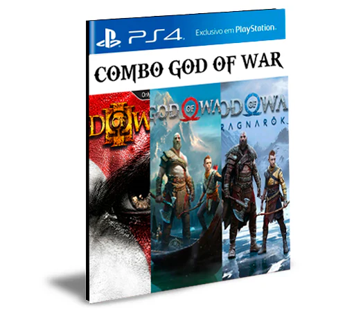 COMBO COLEÇÃO GOD OF WAR PS4 Mídia Digital
