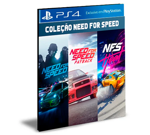 COMBO COLEÇÃO NEED FOR SPEED PS4 Mídia Digital