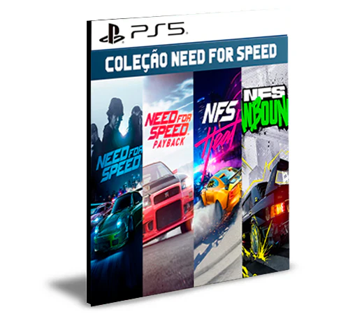 COMBO COLEÇÃO NEED FOR SPEED PS5 Mídia Digital