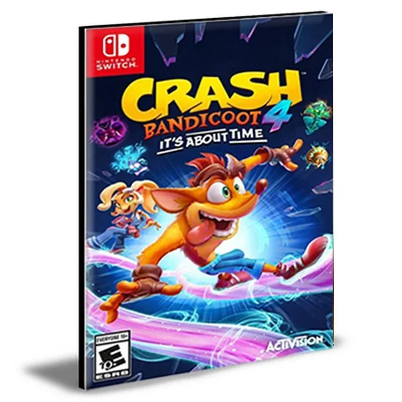 Crash Bandicoot 4 It’s About Time NINTENDO SWITCH Mídia Digital - Image 4