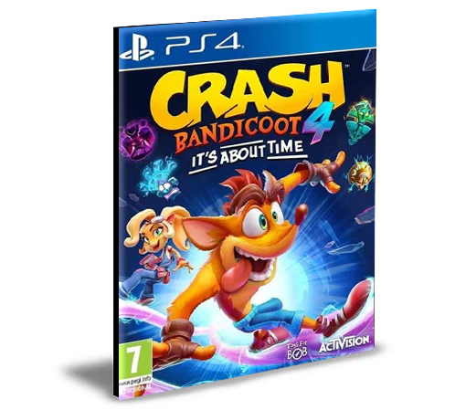 Crash Bandicoot 4 Its About PS4 Mídia Digital
