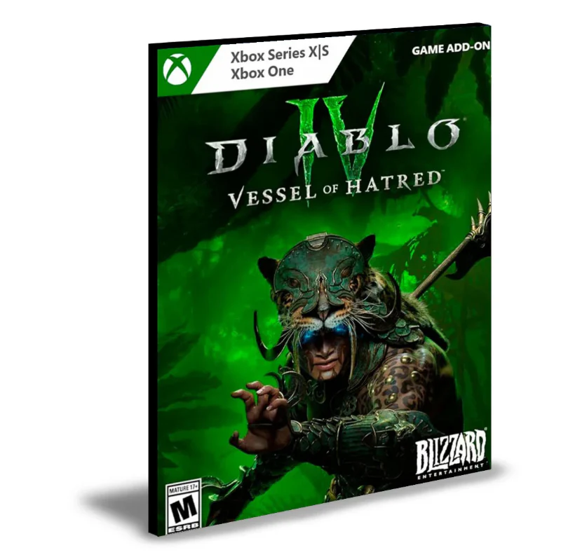 Diablo IV Vessel of Hatred Xbox Series X|S Mídia Digital