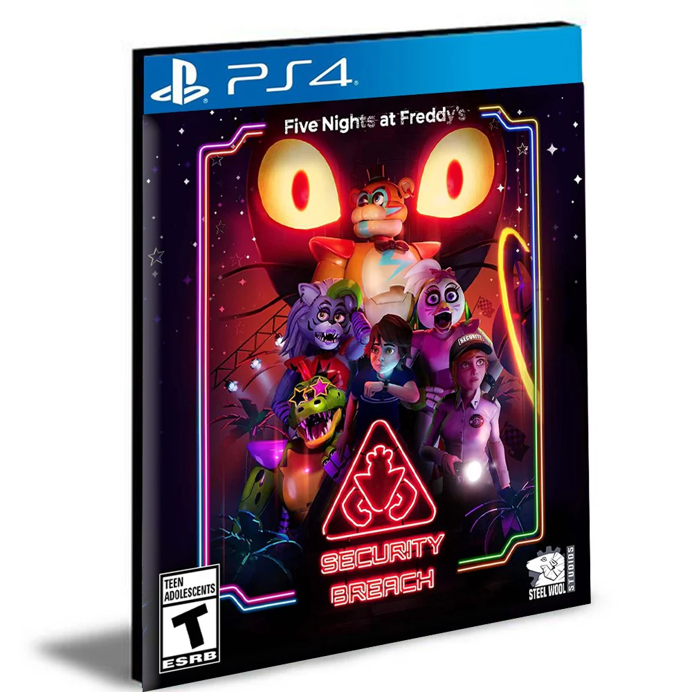 Five Nights at Freddy's: Security Breach Ps4 Mídia Digital