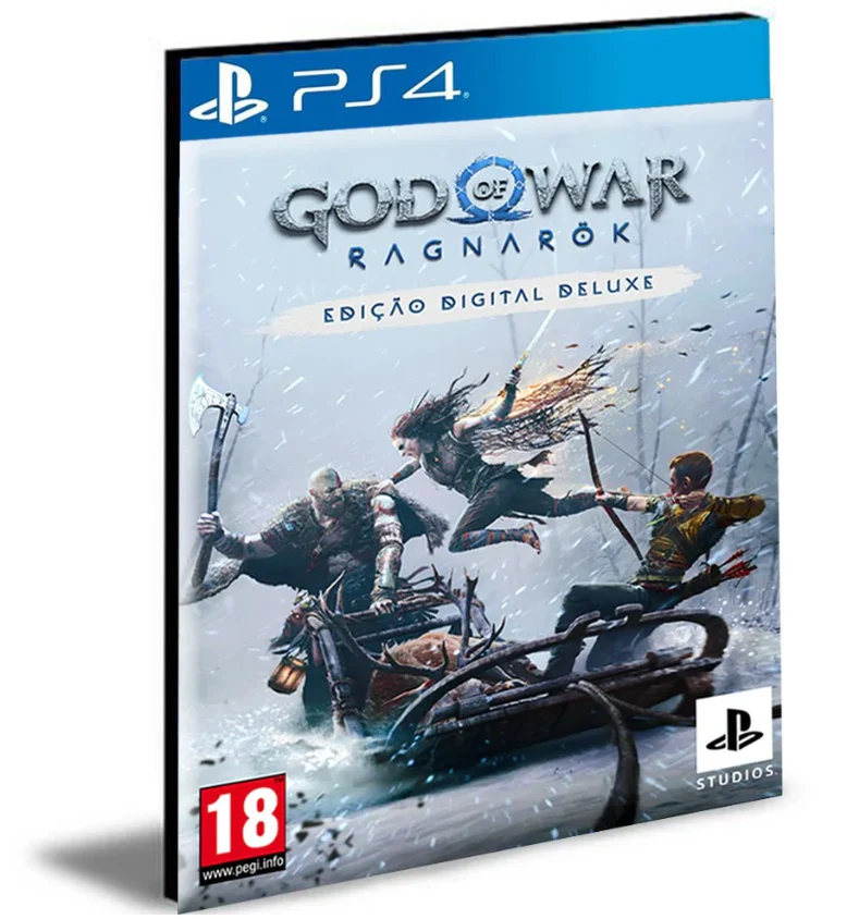 God of War Ragnarök Deluxe Edition Ps4 Mídia Digital