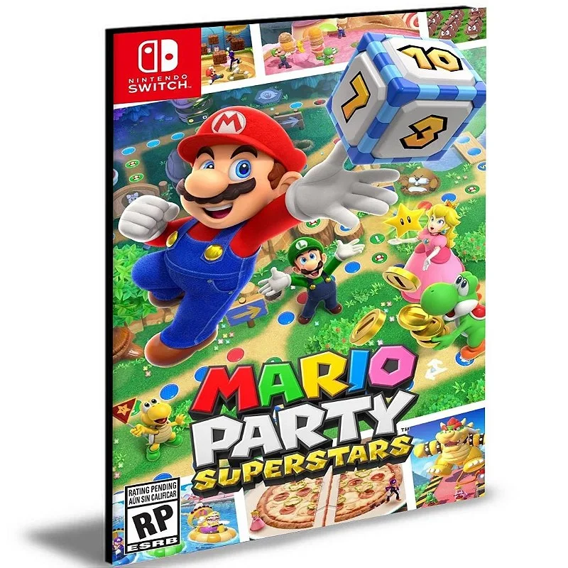 Mario Party Superstars Português Nintendo Switch Mídia Digital - Image 4