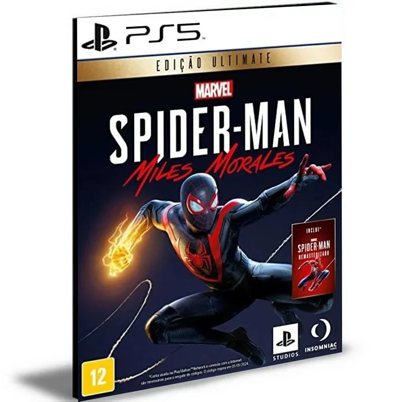 Marvel's Spider-Man Miles Morales Ultimate Edition Ps5 Mídia Digital