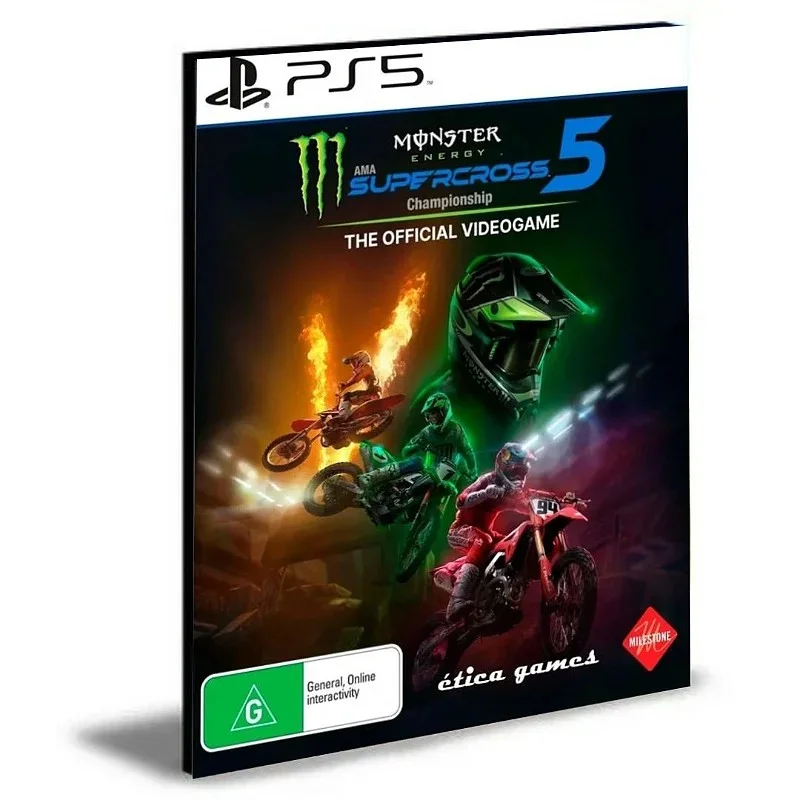 Monster Energy Supercross The Official Videogame 5 PS5 Mídia Digital - Image 3