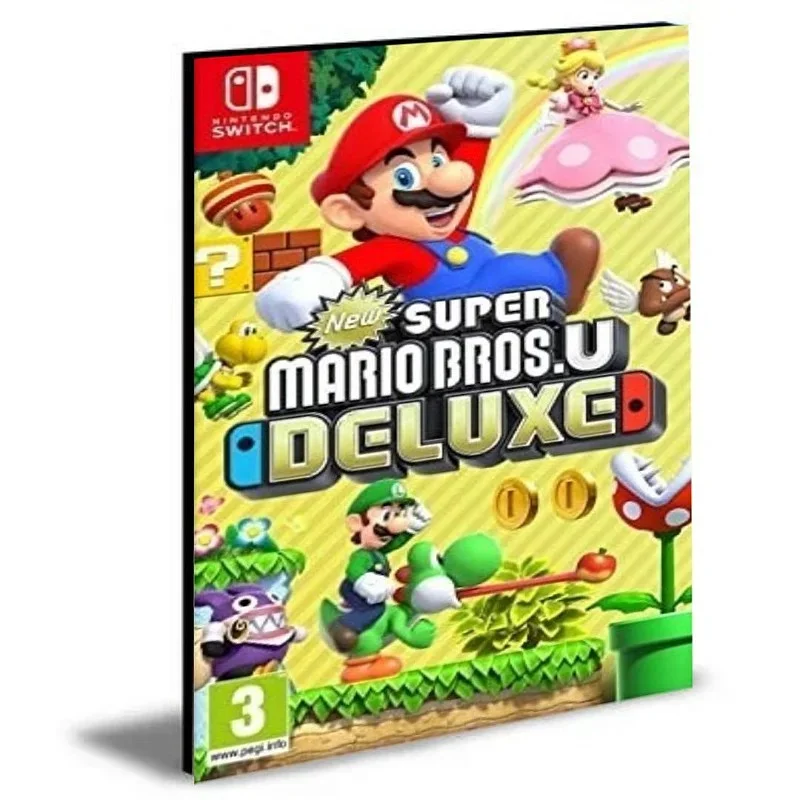 New Super Mario Bros. U Deluxe Nintendo Switch Mídia Digital - Image 3