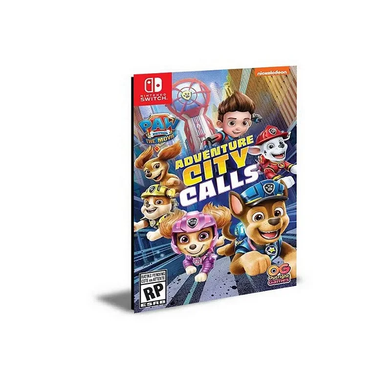 PAW Patrol The Movie Adventure City Calls Português Nintendo Switch Mídia Digital - Image 2