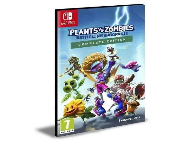 Plantas vs Zombies Batalha por Neighboring Português Nintendo Switch Mídia Digital - Image 3