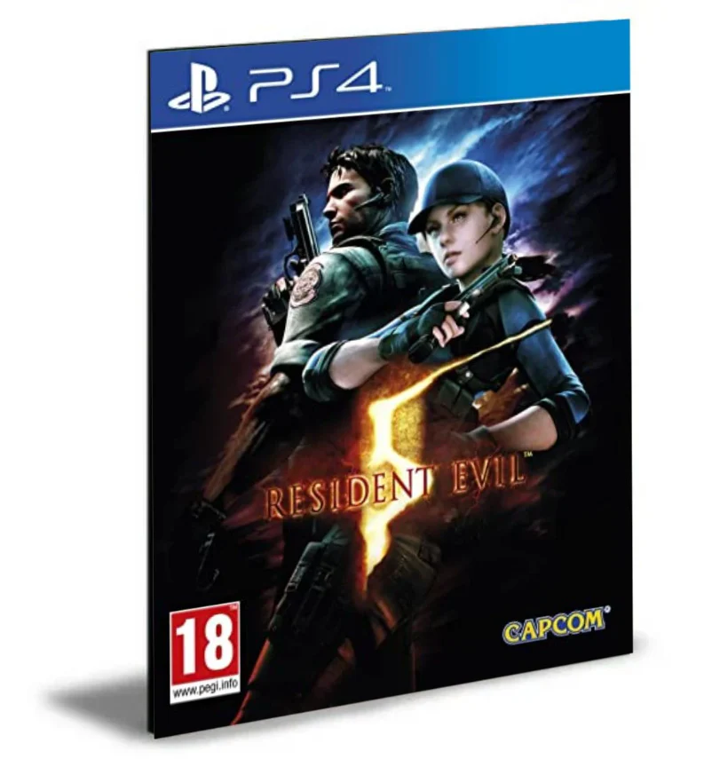RESIDENT EVIL 5 PS4 e PS5 MÍDIA DIGITAL