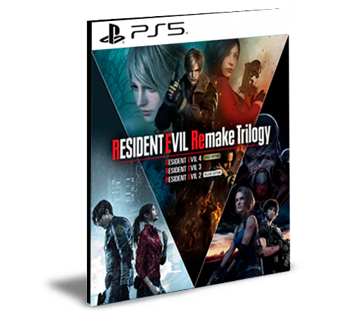 Resident Evil Remake Trilogy Ps5 Mídia Digital