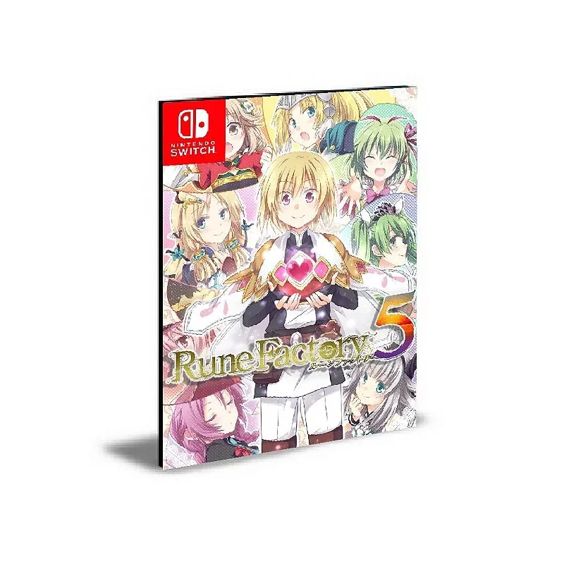 Rune Factory 5 Nintendo Switch Mídia Digital - Image 4
