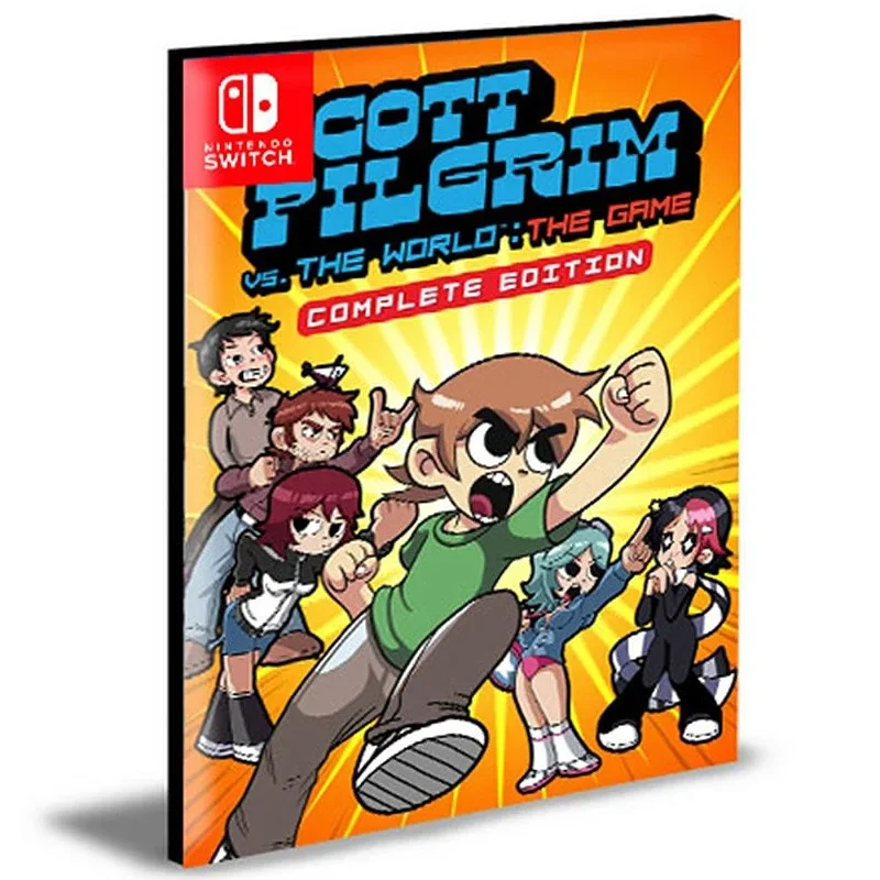 Scott Pilgrim vs The World The Game Complete Edition Nintendo Switch Mídia Digital