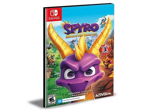 Spyro Reignited Trilogy NINTENDO SWITCH Mídia Digital - Image 4