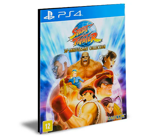 Street Fighter 30th Anniversary Collection Ps4 e Ps5 Mídia Digital