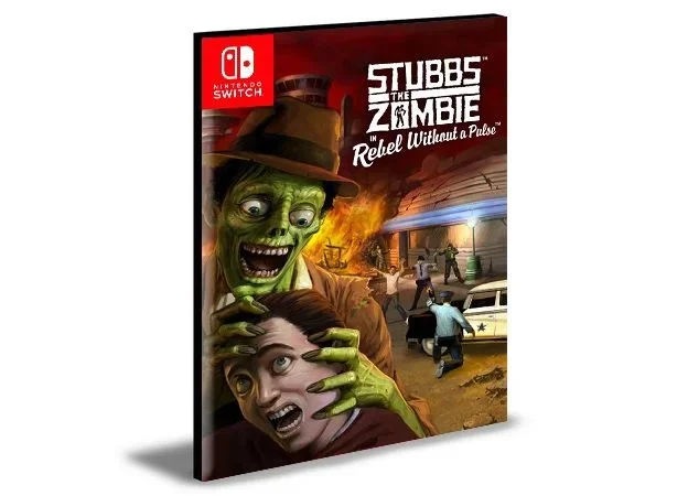 Stubbs the Zombie in Rebel Without a Pulse Nintendo Switch Mídia Digital - Image 3