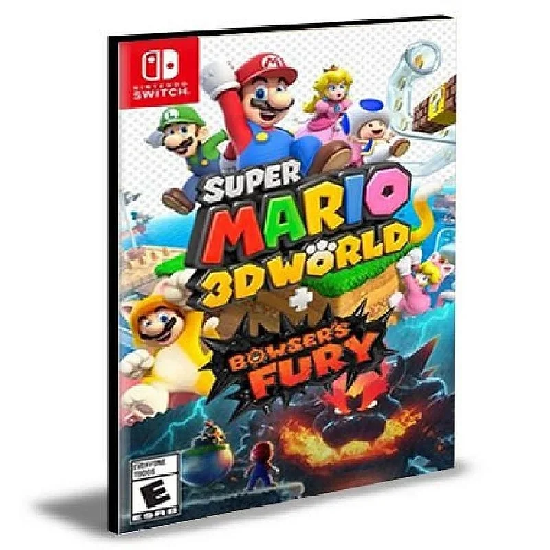 Super Mario 3D World + Bowser's Fury Nintendo Switch Mídia Digital - Image 4