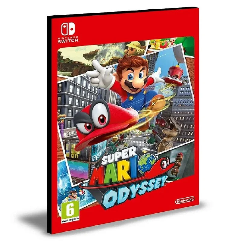 Super Mario Odyssey Nintendo Switch Mídia Digital - Image 2
