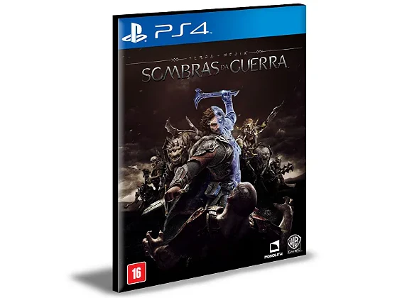 Terra-média Sombras da Guerra Ps4 e Ps5 Psn Mídia Digital