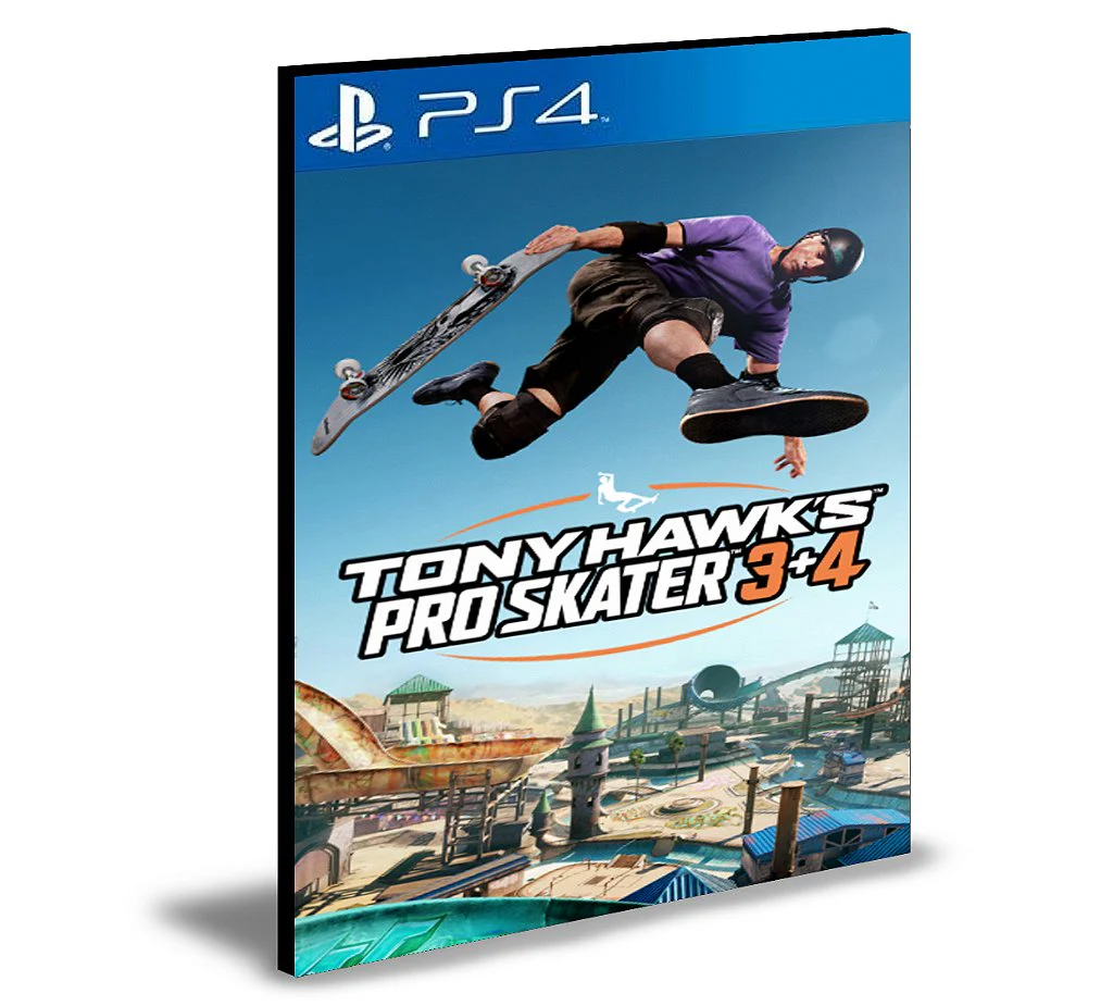 Tony Hawk's Pro Skater 3 + 4 Ps4 Mídia Digital