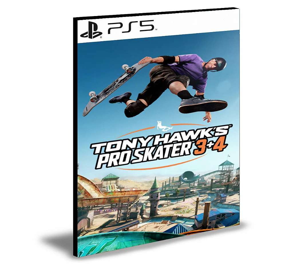 Tony Hawk's Pro Skater 3 + 4 Ps5 Mídia Digital