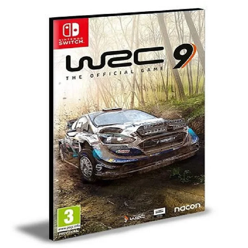 WRC 9 THE OFFICIAL GAME Português NINTENDO SWITCH Mídia Digital - Image 3